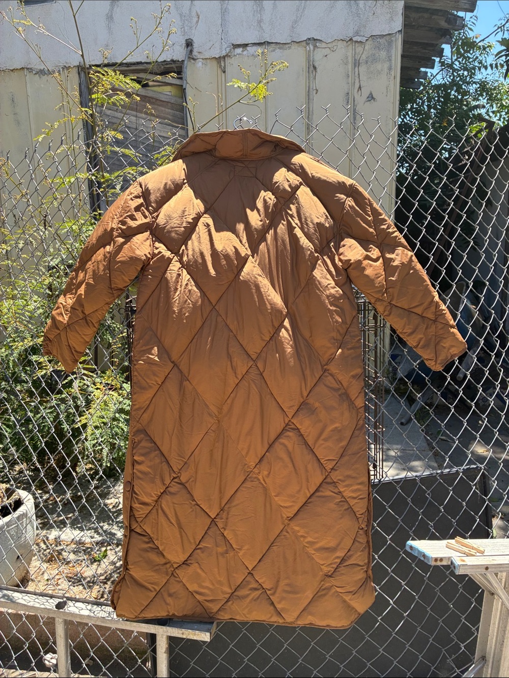 We The Free Free People Joanna Maxi Puffer Jacket In Taupe NWT As Is - Picture 6 of 16